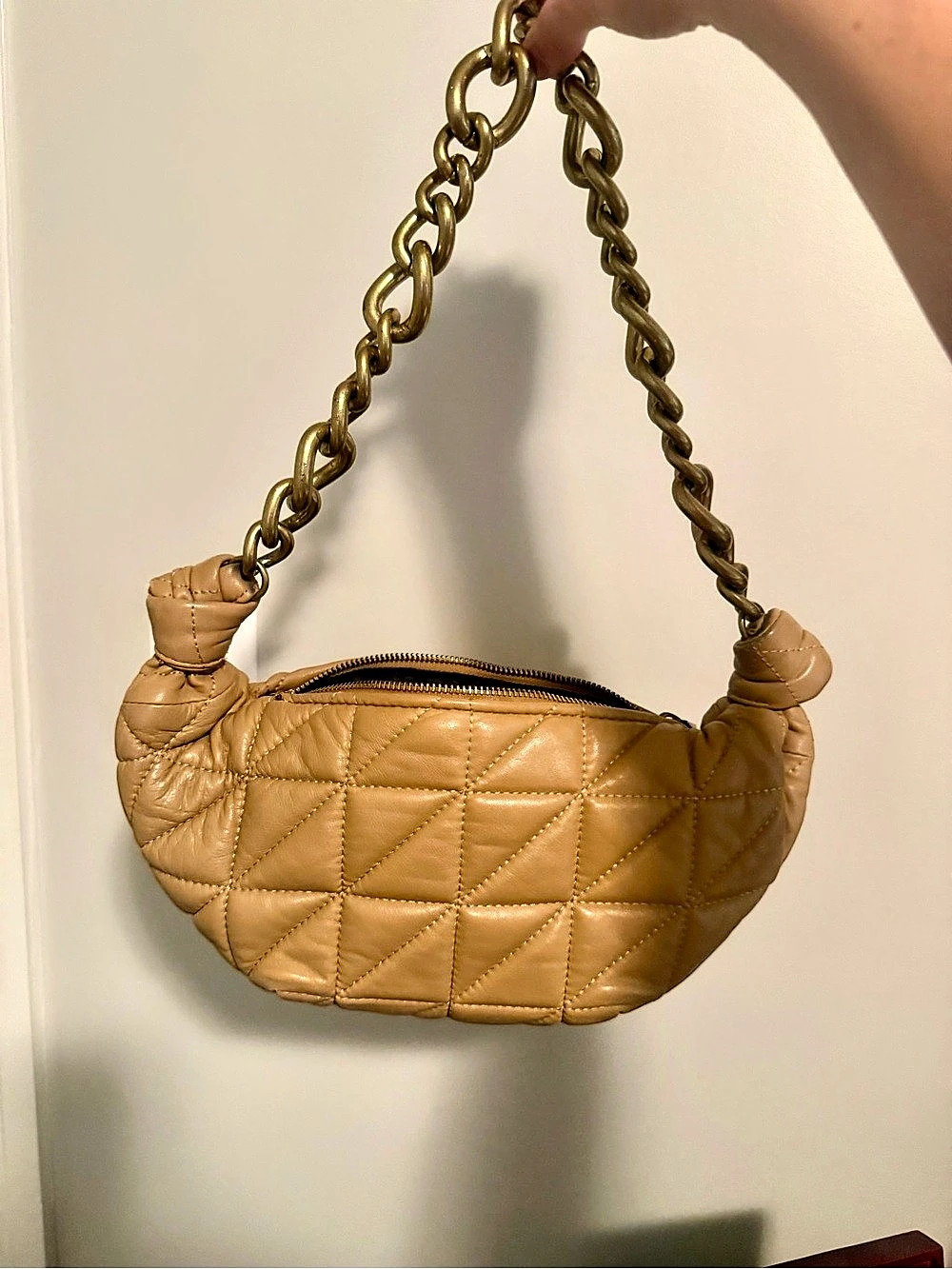 Zara Quilted Shoulder Bag